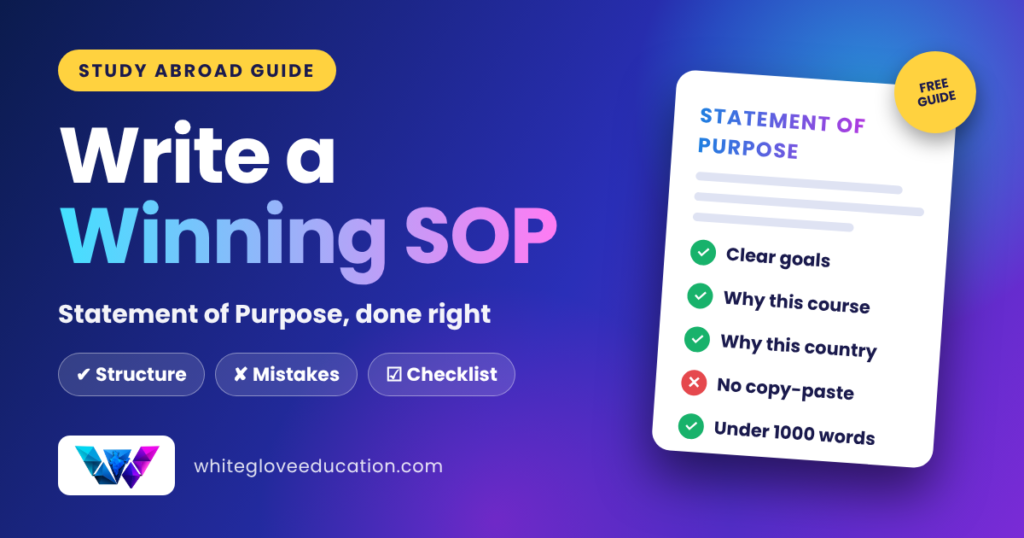 Write a Winning SOP